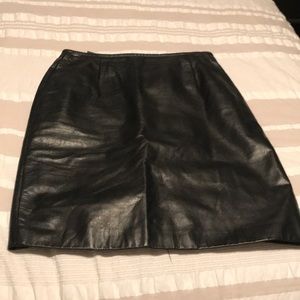 All leather Ralph Lauren leather skirt